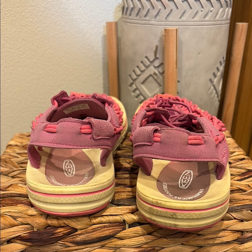 Keen Pink Woven Cord Sandals size 8.5 - Picture 6 of 8